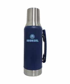Alternative view of Termo Acero Inoxidable Azul 1.2lts Con Tapón Cebador Broksol TER-1200TCAZ