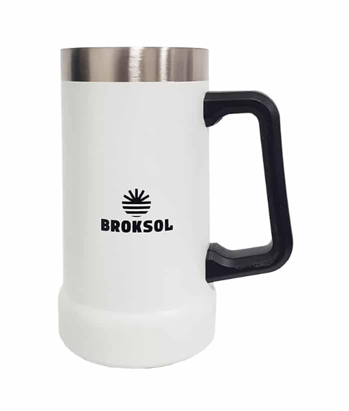 Vaso Térmico Cervecero Chop Blanco 700ml Broksol TER-VASC700BL