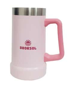 Vaso Térmico Cervecero Chop Rosa 700ml Broksol TER-VASC700RS