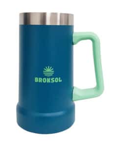 Vaso Térmico Cervecero Chop Verde Petróleo 700ml Broksol TER-VASC700VP