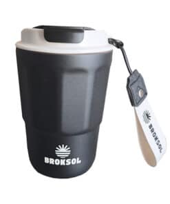 Vaso Negro Térmico Coffe Mug 380ml Broksol TER-VAS380NE