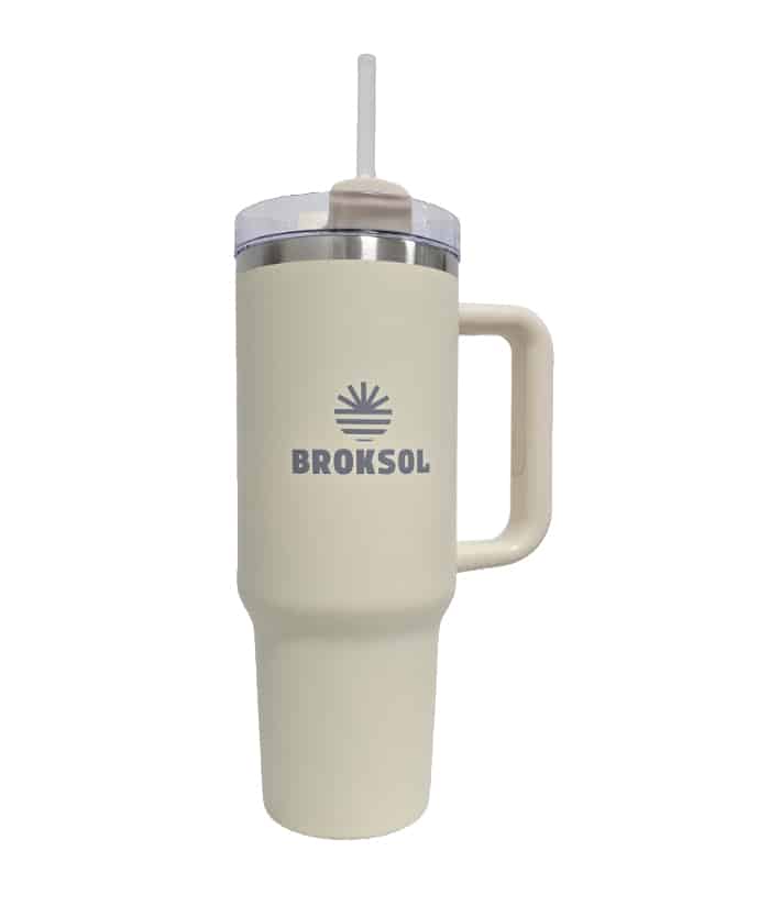 Vaso Crema Térmico Cool Mug 1.2lts Broksol TER-VAS1200CR - Imagen 3