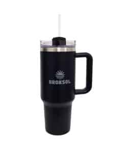 Vaso Negro Térmico Cool Mug 1.2lts Broksol TER-VAS1200NE