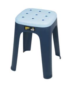 Banqueta Banquito de Polipropileno Color Azul Driven AD-0065/A