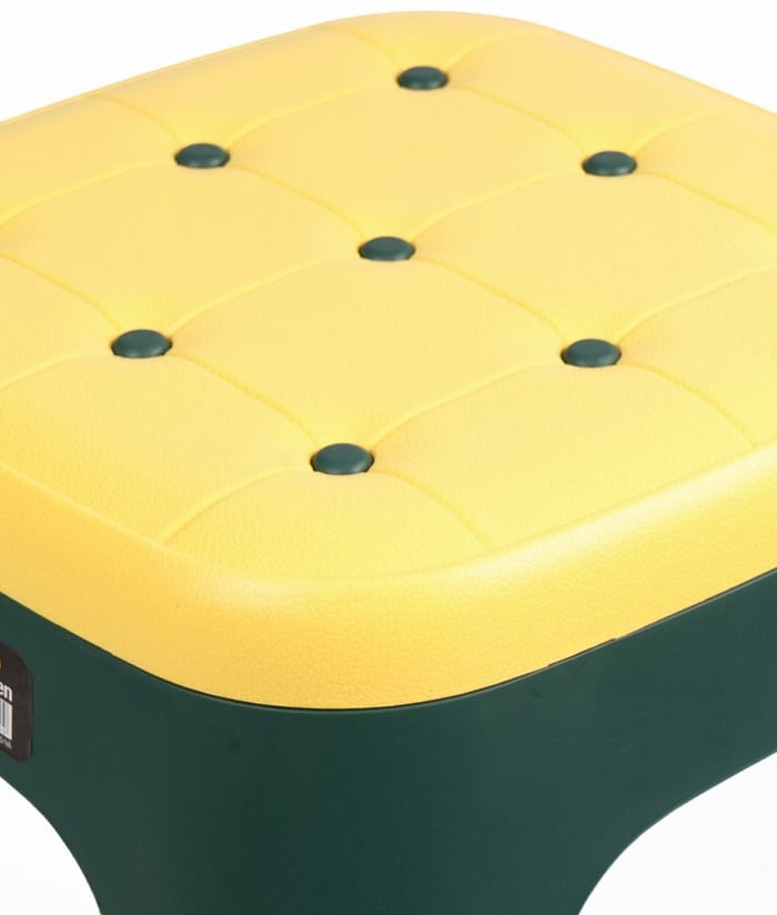 Banqueta Banquito de Polipropileno Color Verde Driven AD-0065/VA - Imagen 3