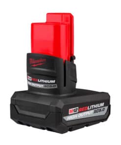 Alternative view of Batería 5.0 Ah 12V Litio Ion M12 Milwaukee Rojo/Negro 48-11-2450