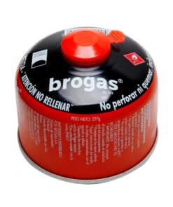 Cartucho Descartable Gas Butano a Rosca 230gr Brogas 477