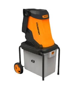 Chipeadora Eléctrica 12V Motor de Inducción 2800W 50lts Con Ruedas Lusqtoff Naranja/Negro CHE50L-8