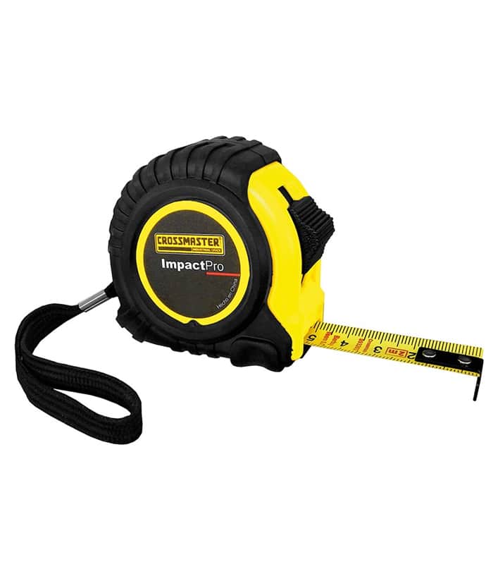 Cinta Métrica Profesional ImpactPro 8mts x 25mm Crossmaster 9932038