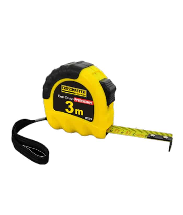 Cinta Métrica Profesional 3mts x 16mm Crossmaster 9932014