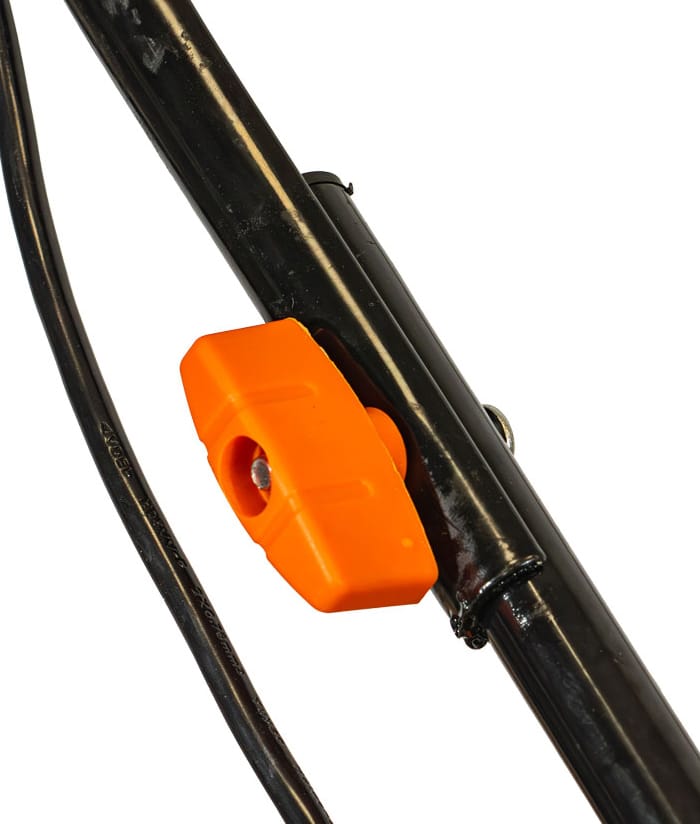 Cortadora de Pasto Césped Eléctrica 1200W Con Bolsa 3 Niveles Lusqtoff Jardin Naranja/Negro LCO1203-8B - Imagen 5