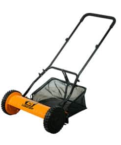 Cortadora de Pasto Césped Helicoidal 65Nm Con Bolsa 4 Niveles Lusqtoff Naranja/Negro CHL400-8