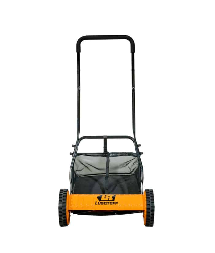 Cortadora de Pasto Césped Helicoidal 65Nm Con Bolsa 4 Niveles Lusqtoff Naranja/Negro CHL400-8 - Imagen 2