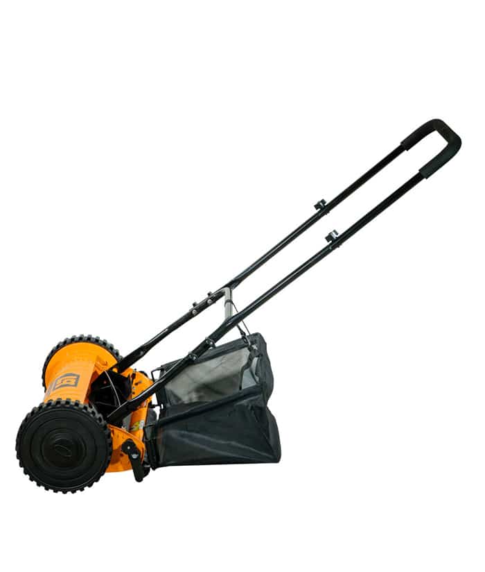 Cortadora de Pasto Césped Helicoidal 65Nm Con Bolsa 4 Niveles Lusqtoff Naranja/Negro CHL400-8 - Imagen 3