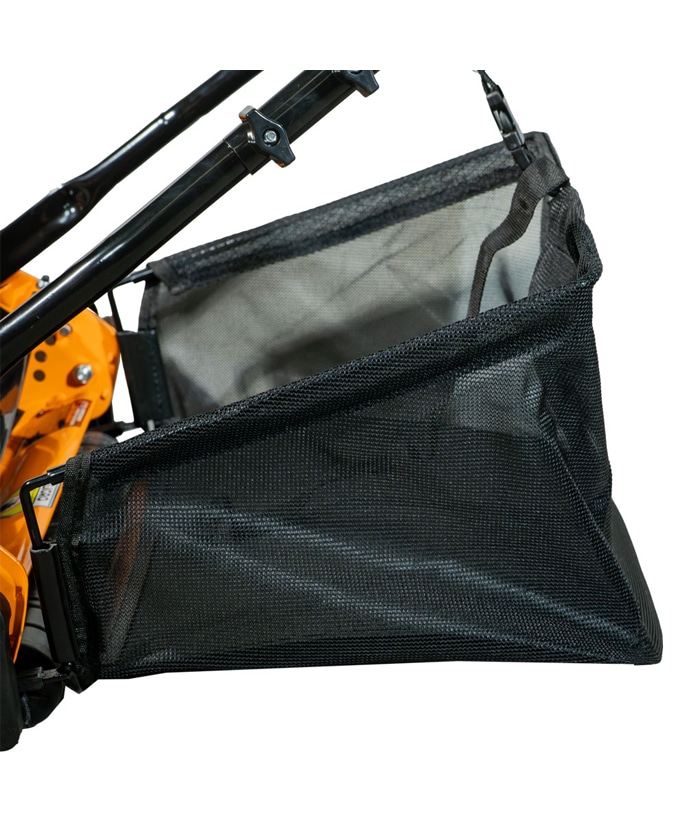 Cortadora de Pasto Césped Helicoidal 65Nm Con Bolsa 4 Niveles Lusqtoff Naranja/Negro CHL400-8 - Imagen 4