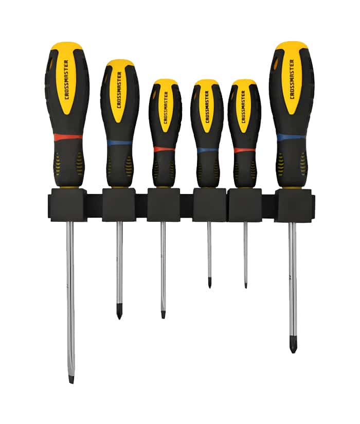 Juego Set Kit Destornilladores x 6pzs Crossmaster 9940994.8