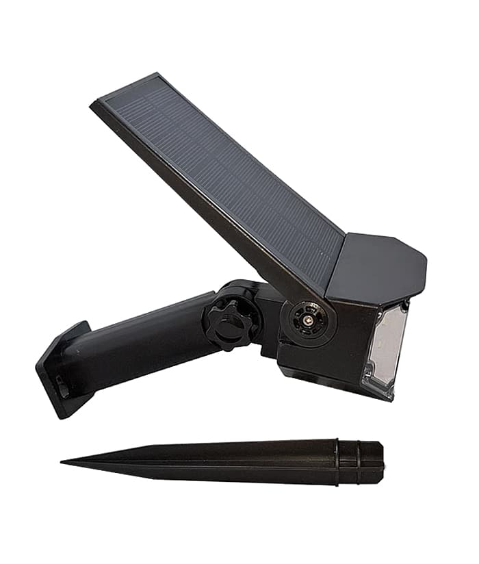 Reflector Estaca Lampara Luz Solar Led 3W 200 Lúmenes Para Pared o Suelo JA LLS0133 - Imagen 3