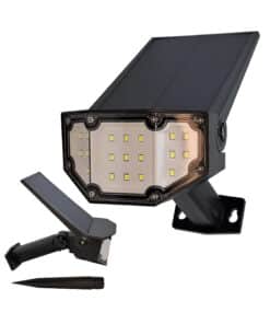Reflector Estaca Lampara Luz Solar Led 3W 200 Lúmenes Para Pared o Suelo JA LLS0133