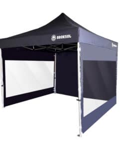Gazebo Auto Armable Aluminio 3x3mts Azul Broksol GAZ-150AZ