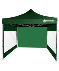 Gazebo Auto Armable Aluminio 3x3mts Verde Broksol GAZ-150VE