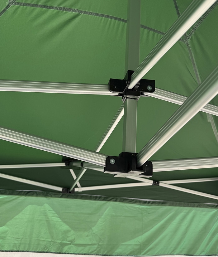 Gazebo Auto Armable Aluminio 3x3mts Verde Broksol GAZ-150VE - Imagen 3