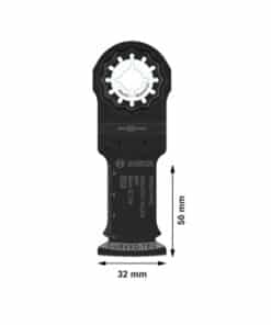 Alternative view of Hoja de Corte  Accesorio Para Sierra Oscilatoria Oscilante Multifunción Multiuso Multimaterial Multiherramienta Para Madera PRO AIZ32 APIB Bosch 2608669066