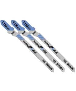 Hoja Sierra Caladora Para Metal T118EOF x 3 Pzs Bosch 2608636667