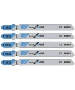 Hoja Sierra Caladora Para Metal T118G x 2 Pzs Bosch 2608668144