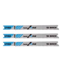 Hoja Sierra Caladora Para Metal U118A x 3 Pzs Bosch 2608631511