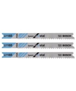 Hoja Sierra Caladora Para Metal U118B x 3 Pzs Bosch 2608631771