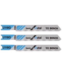 Hoja Sierra Caladora Para Metal U118G x 3 Pzs Bosch 2608631770