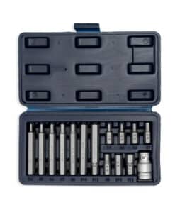 Juego Set Kit Puntas Hexagonales Largas y Cortas x 15pzs Bremen 8308