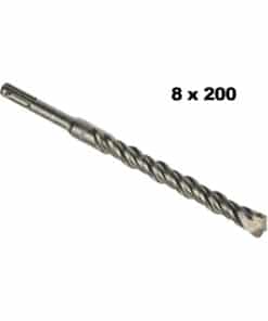 Mecha SDS Plus 4 Filos 5X Para Hormigón 8 x 200mm Bosch 2608833791