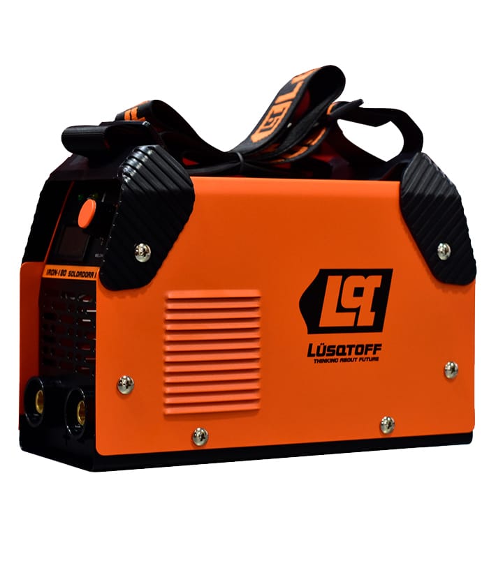 Mega Kit Soldadora Iron 180 + 2 Escuadras Magnéticas + Máscara Lusqtoff Naranja/Negro MEGAIRON180-9 - Imagen 2