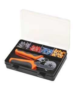 Juego Set Kit Electricista Pinza Crimpeadora Crimpadora Pelacables con Terminales 80 piezas JA DES8802