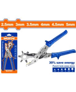Pinza Sacabocado Saca Bocado 2.5mm a 5mm Para Cuero Plástico Blando Wadfow WLH1601