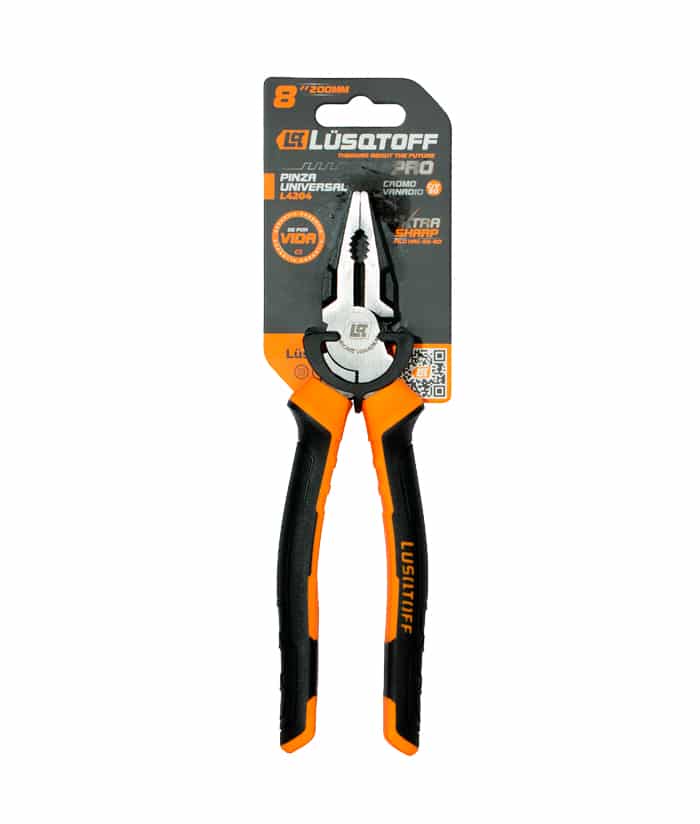 Pinza Universal 8" 200mm Pro Lusqtoff L4204 - Imagen 3
