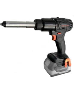 Remachadora a Batería Inalámbrica 3.2mm a 5.0mm 18V Motor Brushless Black Series Lusqtoff Naranja/Negro LR5.0-9B