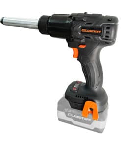 Alternative view of Remachadora a Batería Inalámbrica 3.2mm a 5.0mm 18V Motor Brushless Black Series Lusqtoff Naranja/Negro LR5.0-9B