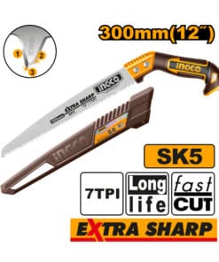 Serrucho de Poda Podar Mango Recto 12" 300mm Ingco HPS3006