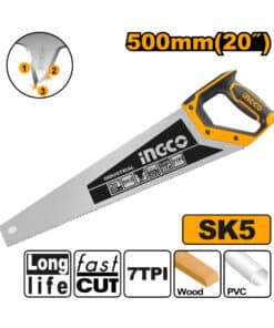 Serrucho Industrial 500mm 20" Material SK5 Ingco HHAS28500