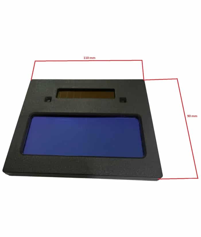 Visor Repuesto Fotosensible Para Mascaras De Soldar Lusqtoff Negro LQFORM-9 - Imagen 2