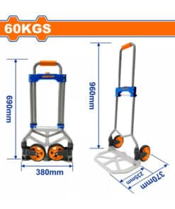 Zorra Carro Transportador de Carga Plegable 60kg Wadfow WWB9A06