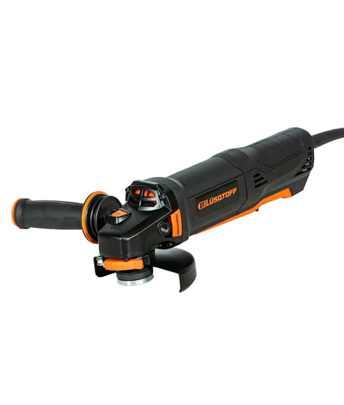 Amoladora Angular Eléctrica 1300W 125mm 5" Black Series Lusqtoff Naranja/Negro AML1300-10