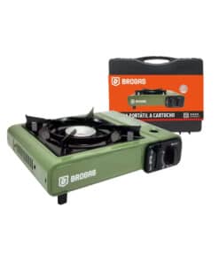 Anafe 1 Hornalla Color Verde Cocina Portátil Encendido Electrónico Brogas 465-VE
