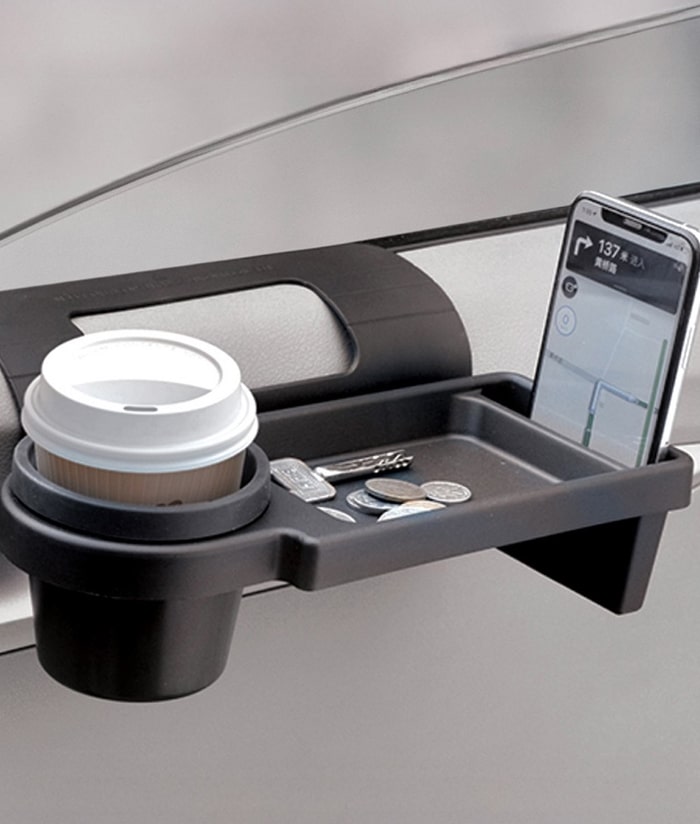 Bandeja Soporte Organizador Ventanilla Multiuso Para Vasos Celular Driven SD-5019 - Imagen 2