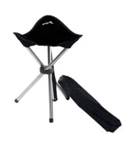 Banquito Plegable 3 Patas Con Funda Negro Broksol BAN-01NE