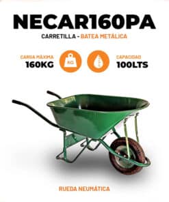 Alternative view of Carretilla Metálica Rueda Neumática 160kg Nebraska NECAR160PA