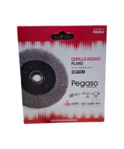 Alternative view of Cepillo Rizado Plano Acero Inoxidable M14 115mm Pegaso CRP115I