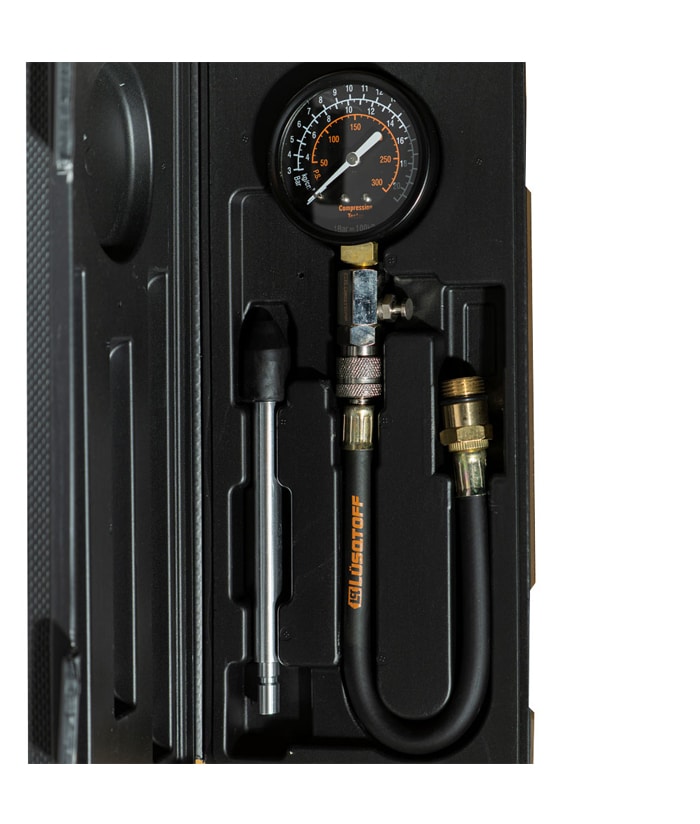 Compresómetro Para Naftero Triple Escala Medidor de Presión de Nafta Combustible Lusqtoff Racing L1000 - Imagen 2